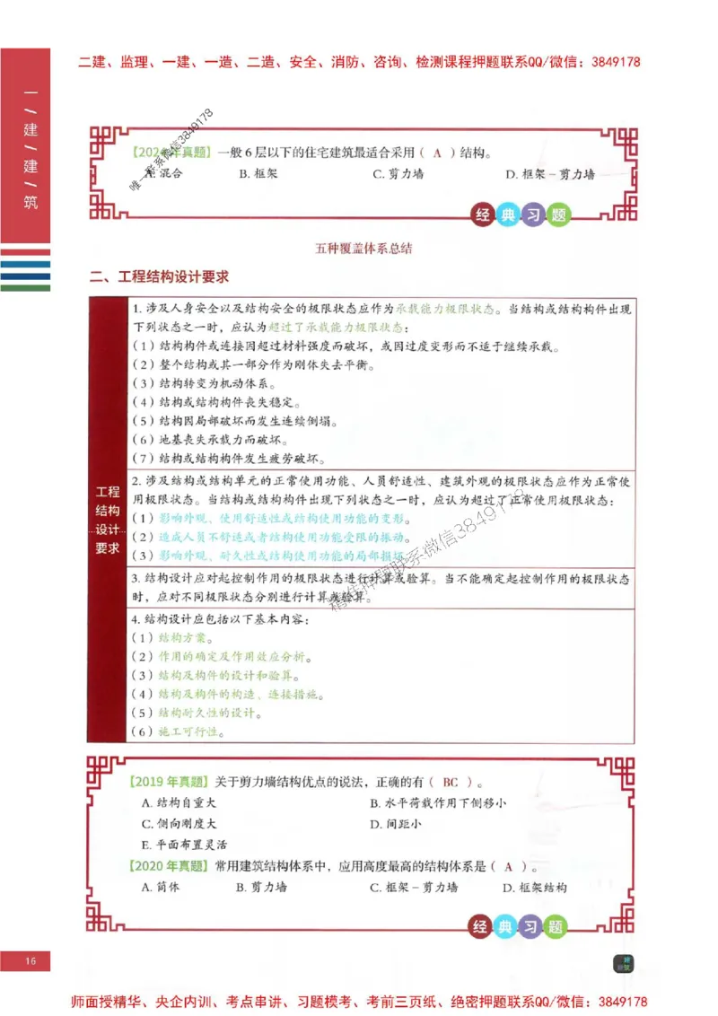 2025年一建-建筑-圈题AB卷_2026年一级建造师_2026年一建建筑_2025年一建建筑SVIP_05-考前密训✿央企特训✿机构普押_27-建筑《考点大爆料+圈题AB卷》SMR