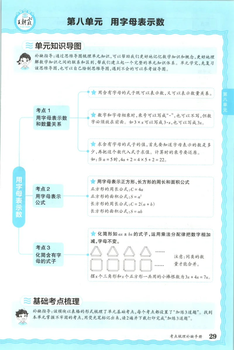 补缺手册_25秋小学语数英习题试卷_数学_苏教版_数学《王朝霞考点梳理时习卷》苏教25秋(1)_考点梳理时习卷数学SJ5上
