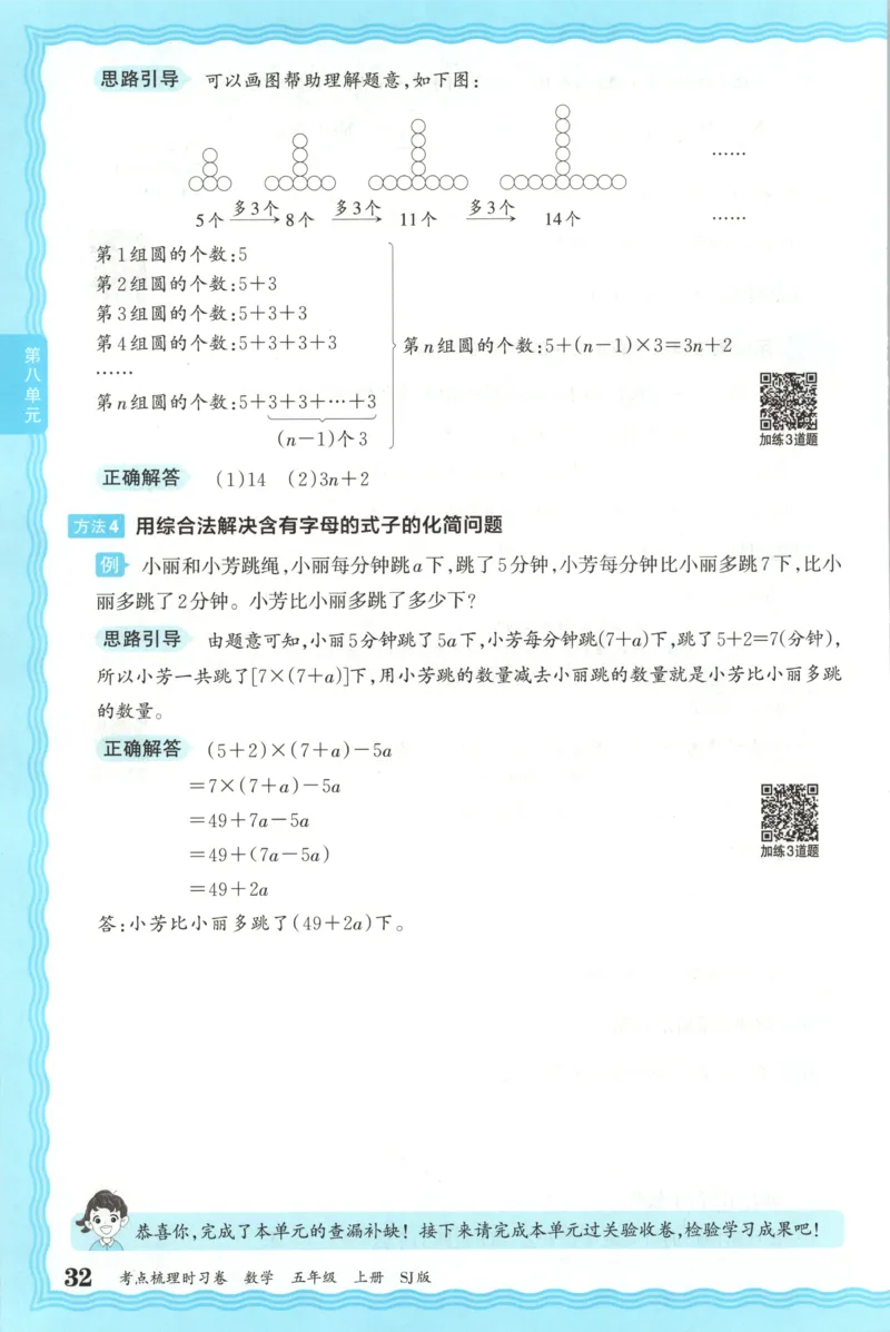 补缺手册_25秋小学语数英习题试卷_数学_苏教版_数学《王朝霞考点梳理时习卷》苏教25秋(1)_考点梳理时习卷数学SJ5上