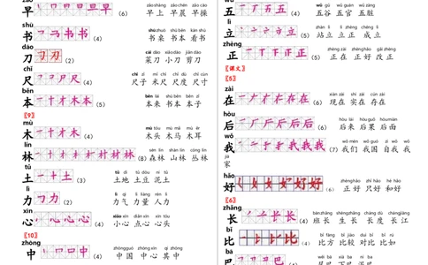 生字笔顺组词_一年级上下册资料_一年级上语数英上下册学习资料_3-6-1、小学一年级语文上册_统编、部编、人教（语文全国统一只有一个版）_1、知识点总结_专项-拼音生字
