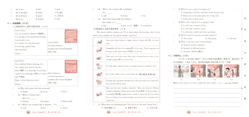 六年级英语上册译林版25秋《53天天练》测评卷_25秋小学语数英习题试卷_英语_译林版_1-6年级英语上册译林版25秋《53天天练》_六年级英语上册译林版25秋《53天天练》