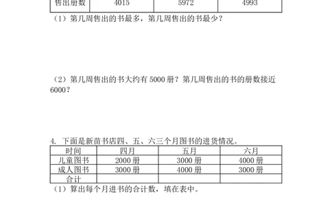 第二单元测试题_二年级上下册资料_二年级语数英上下册学习资料_3-7-4、小学二年级数学下册_青岛版_3、单元测试卷