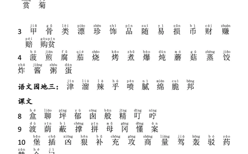 生字汇总部编版二年级语文下册生字总汇（注音版）_二年级上下册资料_小学二年级学习资料-25年更新版_2-02、小学二年级语文下册_2-2-1、复习、知识点、归纳汇总