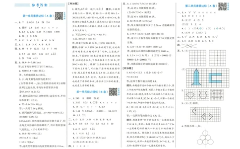 答案解析_25秋北师版1-6年级上册数学《单元测试提优卷+期中期末真题卷+新情境卷》_🌸9053北师版五年级上册数学《单元测试提优卷+期中期末真题卷+新情境卷》（共28套，有答案）