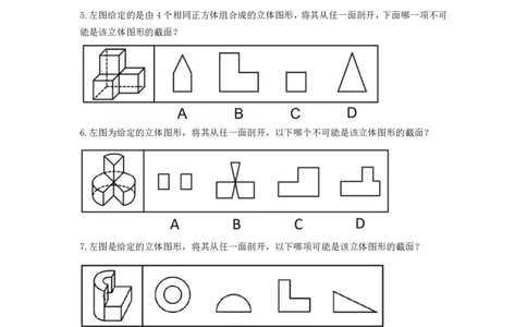 技巧理论练习6：视图、截面与拼合_2026考公资料_（28）上岸村合集（司马、章晓铭、王永恒、天晓、忠政、丁旭等）_2026年上岸村国省考行测申论一卡通_课后练习题_02.判断推理