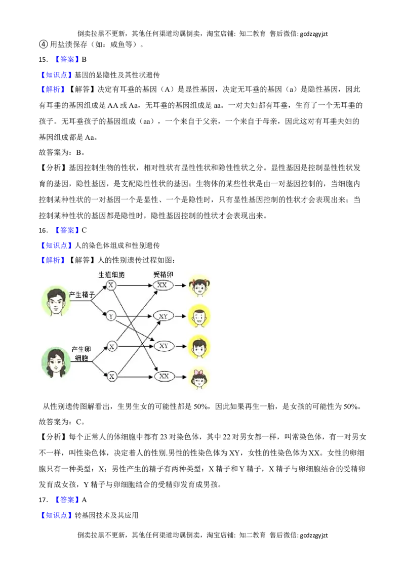 吉林省长春市2021年中考生物试卷(学生版)_吉林省长春市-历年中考真题_9-吉林省长春市-中考生物（21-25）_吉林省长春市2021年中考生物试卷