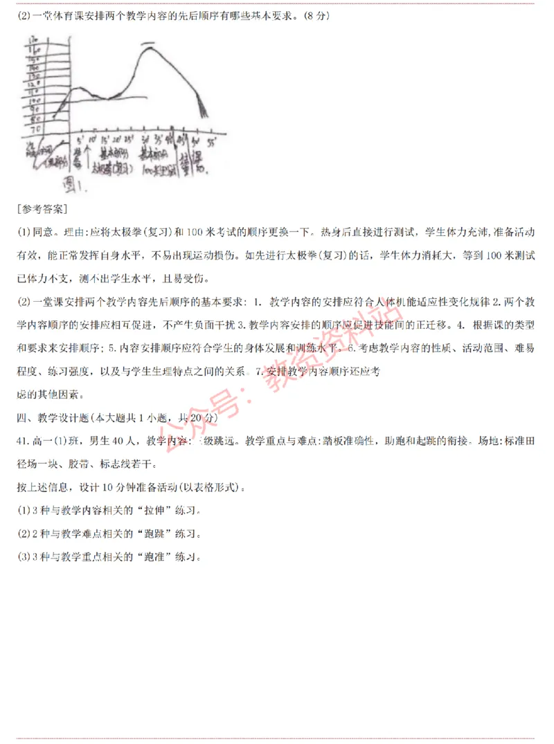2015上-2019上高中体育学科知识历年真题及解析_教资_33教资笔试历年真题汇总（科一+科二+科三）_科三真题_02高中科三各科电子资料包合集_体育（资料文档）_高中体育