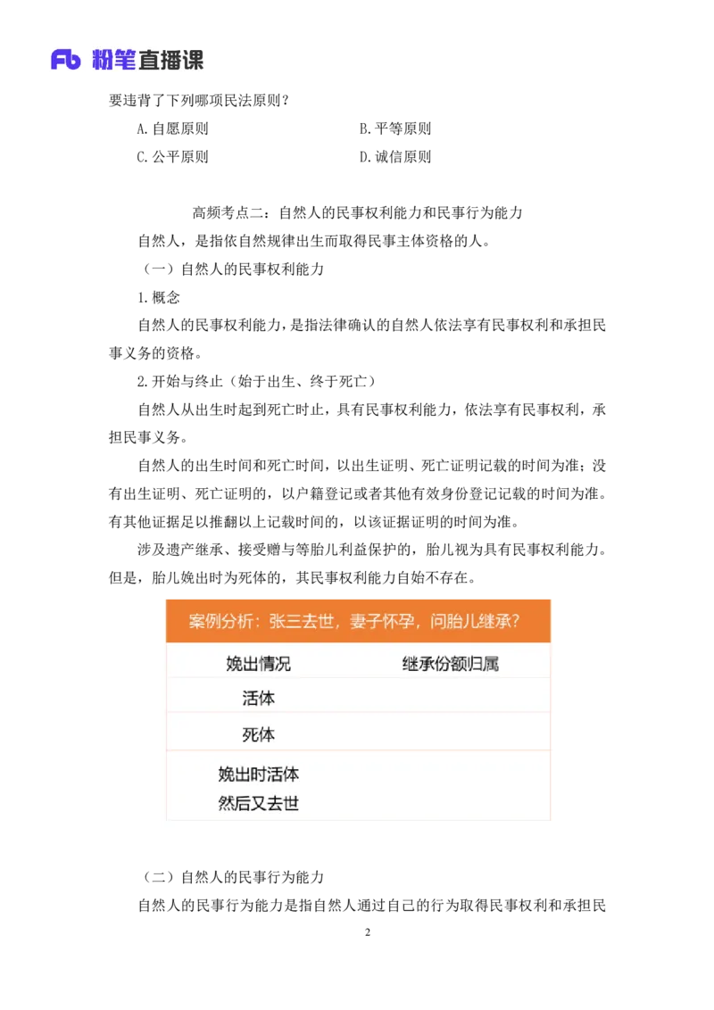 2022.08.01+民法典高频考点（上）+潘琪+（讲义+笔记）（2023常识专项全攻略）_2026考公资料_（10）粉笔_2025粉笔国考省考980（课＋笔记）_粉笔980（25多省）_02025年980系统班补充课程FB