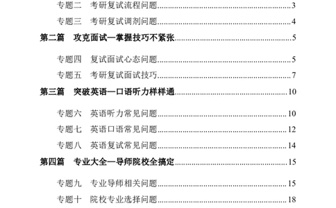 考研复试备考精华50问（必看）_26考研复试_10考研复试资料25_考研经典面试系列（复试技巧调剂指导口语指导自我介绍导师模板）_04.复试技巧和调剂指导