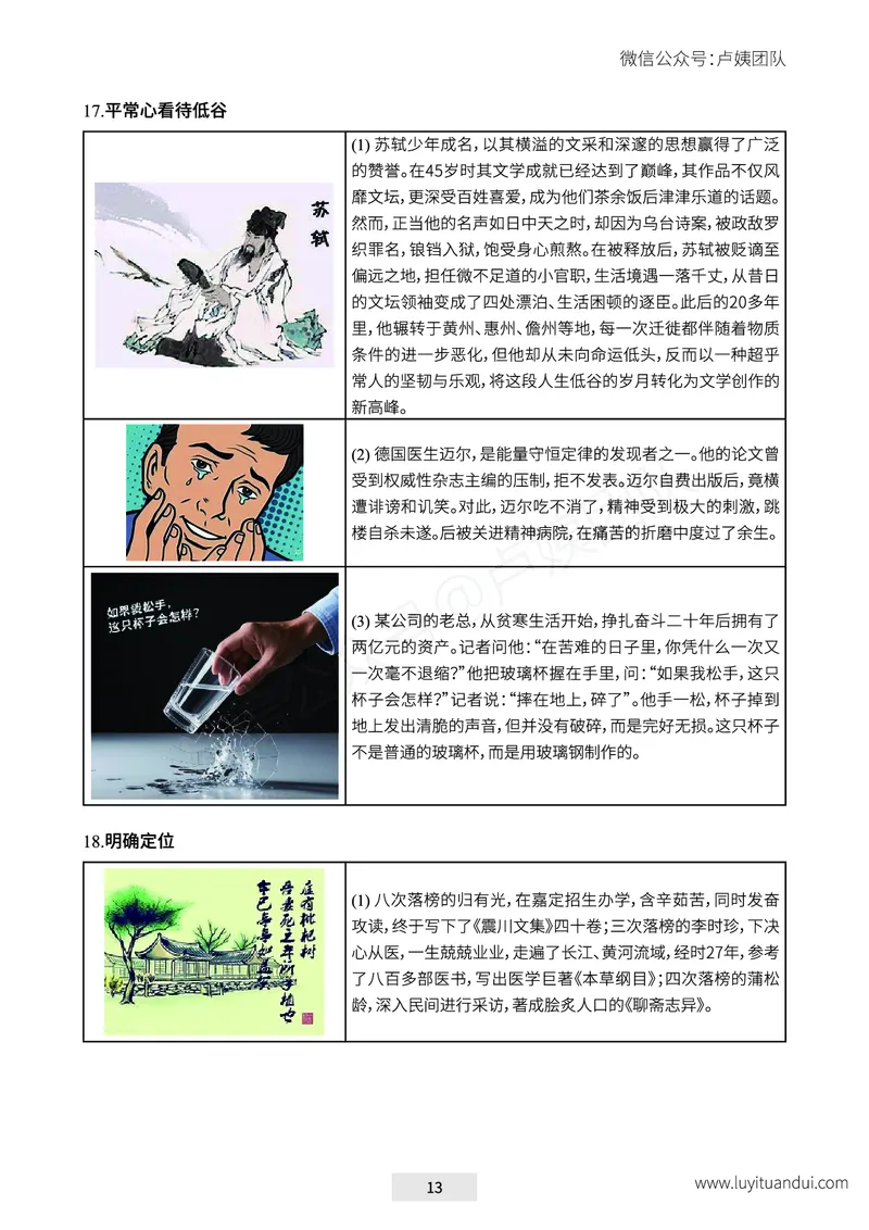 25下-卢姨六步魔法作文常用话题及素材_教资_282026上教资笔试&middot;作文资料