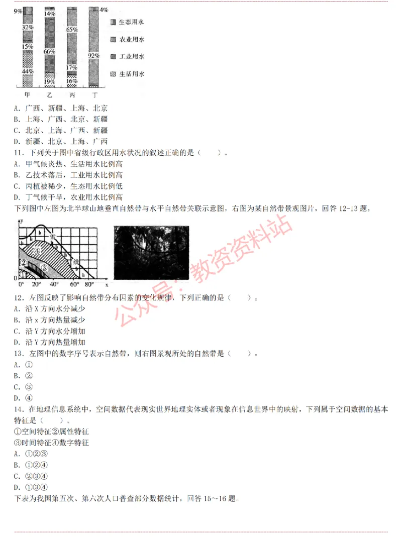 2015上-2019上初中地理学科知识历年真题及解析_教资_33教资笔试历年真题汇总（科一+科二+科三）_科三真题_02初中科三各科电子资料包合集_地理（资料文档）_初中地理
