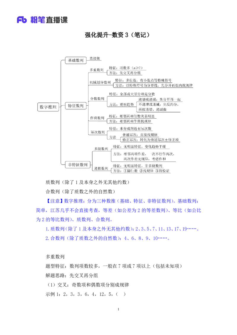 数资3公众号：上岸的资料_2026考公资料_（10）粉笔_2025粉笔国考省考980（课＋笔记）_粉笔980（25多省）_22025FB江苏省考980系统班_2.全强化提升_全（12）笔记