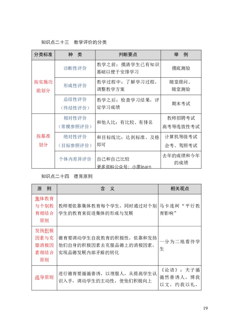 中学教育知识与能力三色笔记_教资_2026上教资全科三色笔记_中学三色笔记