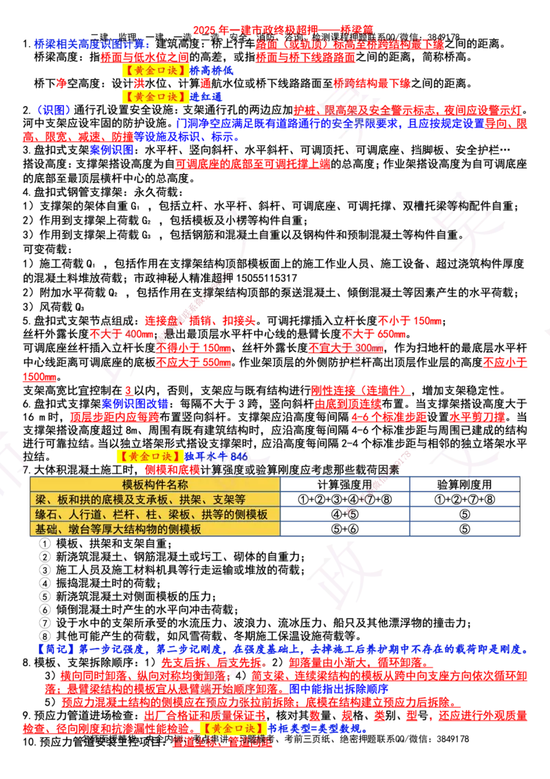 2025年一建市政终极超押-桥梁篇_2026年一级建造师_2026年一建市政_2025年一建市政SVIP_05-考前密训✿央企特训✿机构普押_30-市政《考前突击+终极超押》文昊
