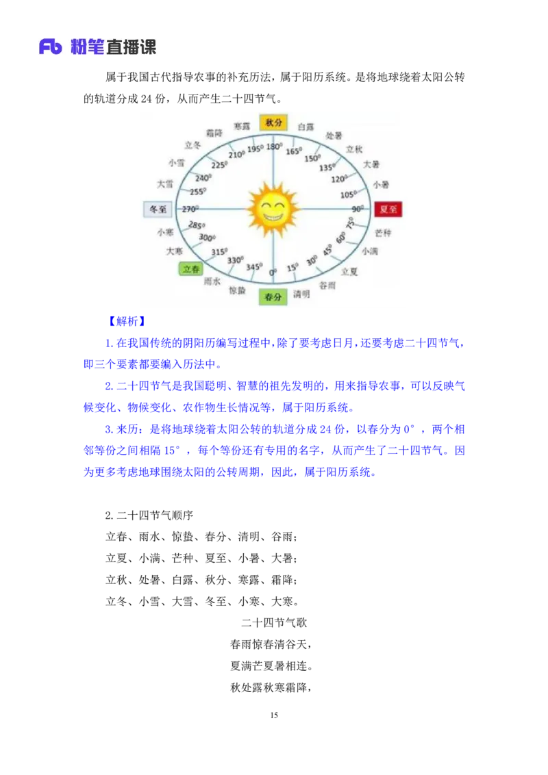 2022.10.11+中国古代天文历法+莫晓霏+（讲义+笔记）（2023常识专项全攻略）+(1)_2026考公资料_（10）粉笔_2025粉笔国考省考980（课＋笔记）_粉笔980（25多省）_02025年980系统班补充课程FB