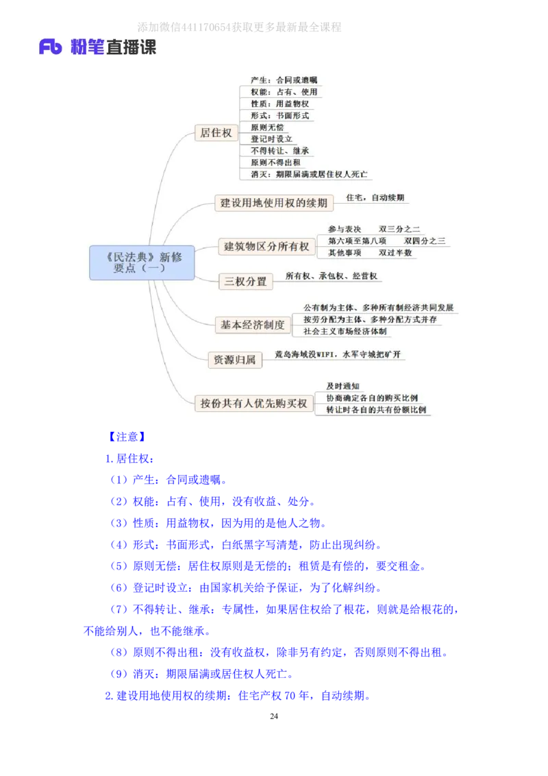 2020.06.16《民法典》新修要点梳理1王鹏（讲义+笔记）_2026考公资料_（49）政治理论合集_政治理论合集_强档政治理论2025国考新增考点（新大纲）政治理论整理汇总
