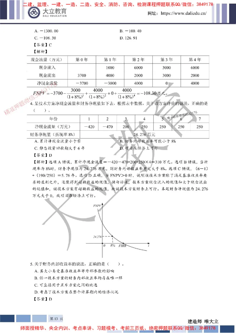 2025年一建《经济》章节题及参考答案20250028110021_1_2026年一级建造师_2026年一建经济_2025年一建经济SVIP_01-精华文档✿电子教材✿历年真题_40-经济《章节题+解析》DL推荐