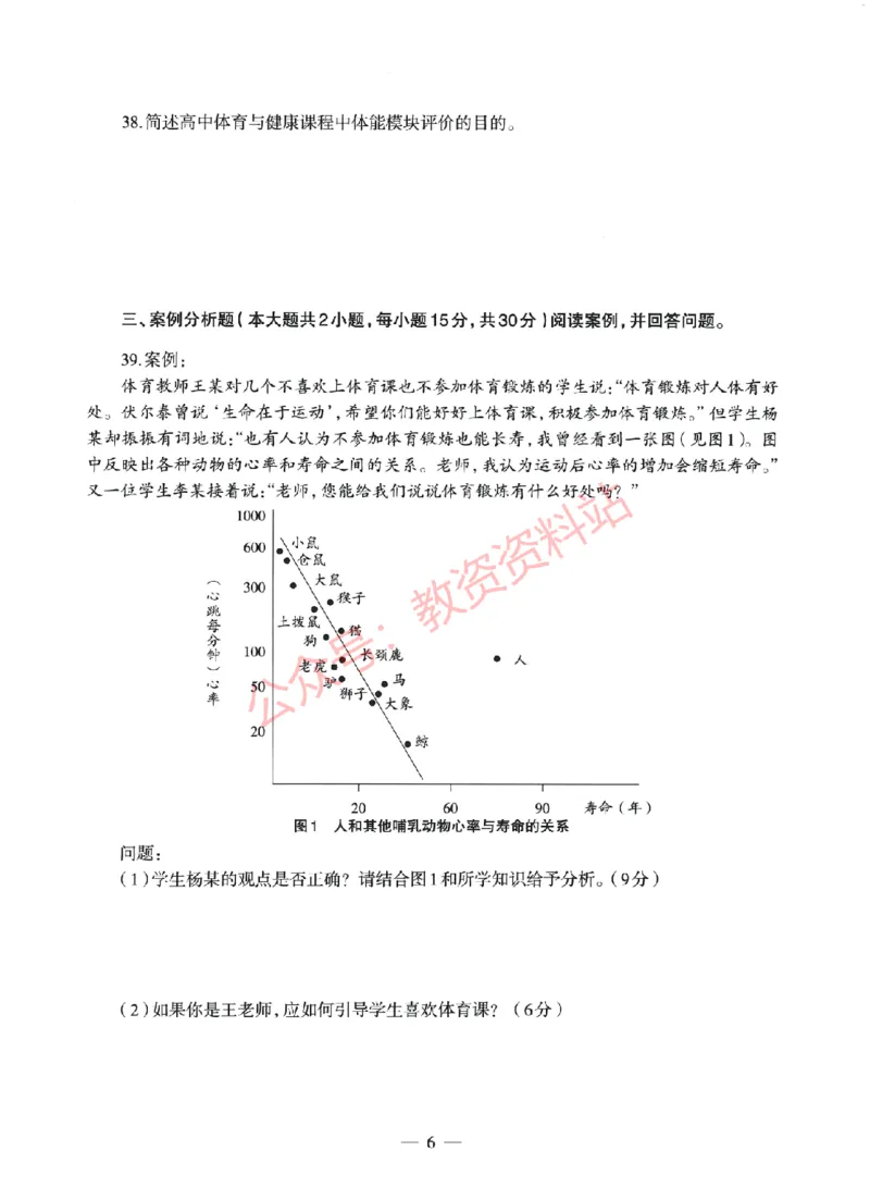 2022年上半年高中《体育》教师资格证笔试真题及答案解析_教资_33教资笔试历年真题汇总（科一+科二+科三）_科三真题_02高中科三各科电子资料包合集_体育（资料文档）