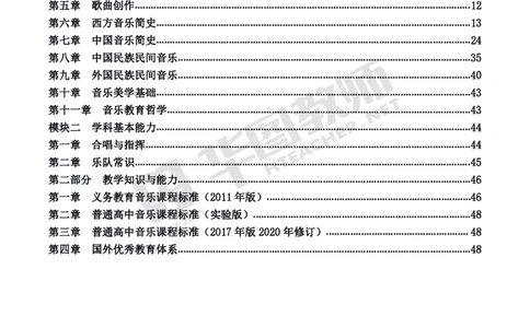 中学音乐高频考点_教资_33教资笔试历年真题汇总（科一+科二+科三）_科三真题_02高中科三各科电子资料包合集_音乐（资料文档）_高中音乐_03高频考点及笔记