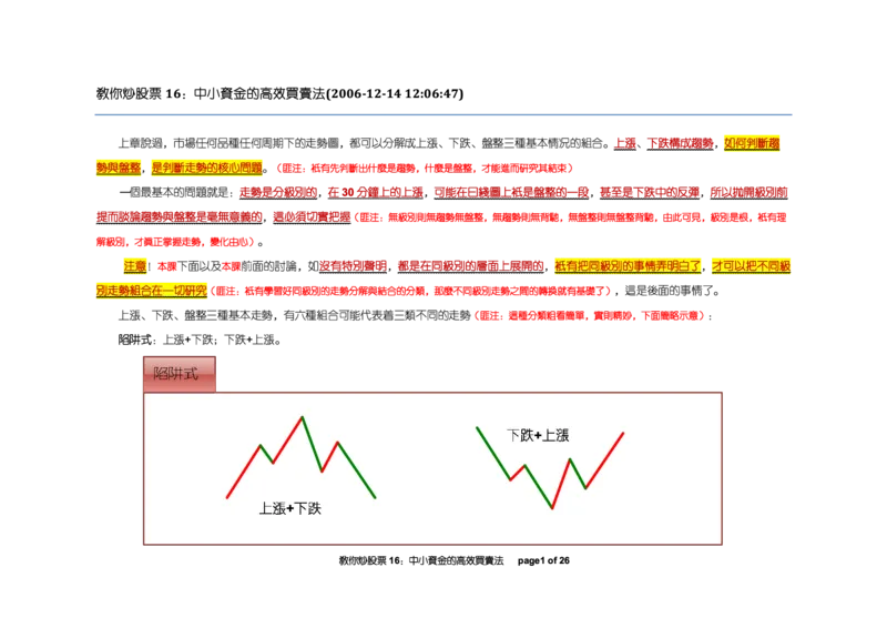 土匪版《教你炒股票》_绝版书_天涯系列_t涯_天涯全集（更全，但部分需解压）_缠中说禅