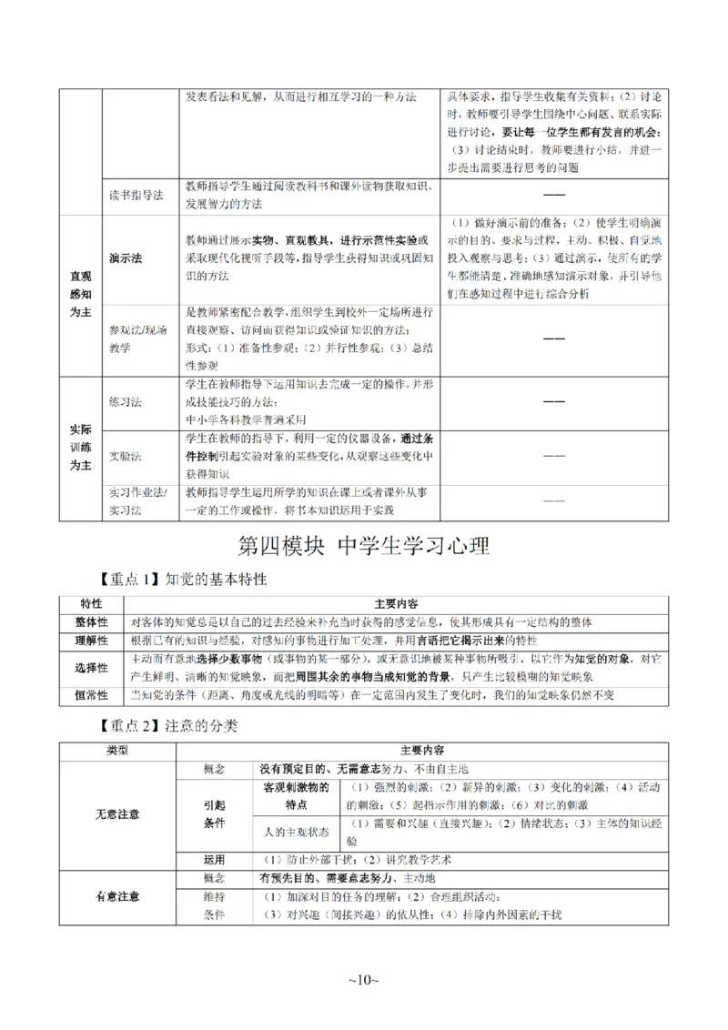 26上-中学教育知识与能力重点考点笔记_教资_2026上半年中学教资笔试（更新中）_04教资笔试重点考点笔记