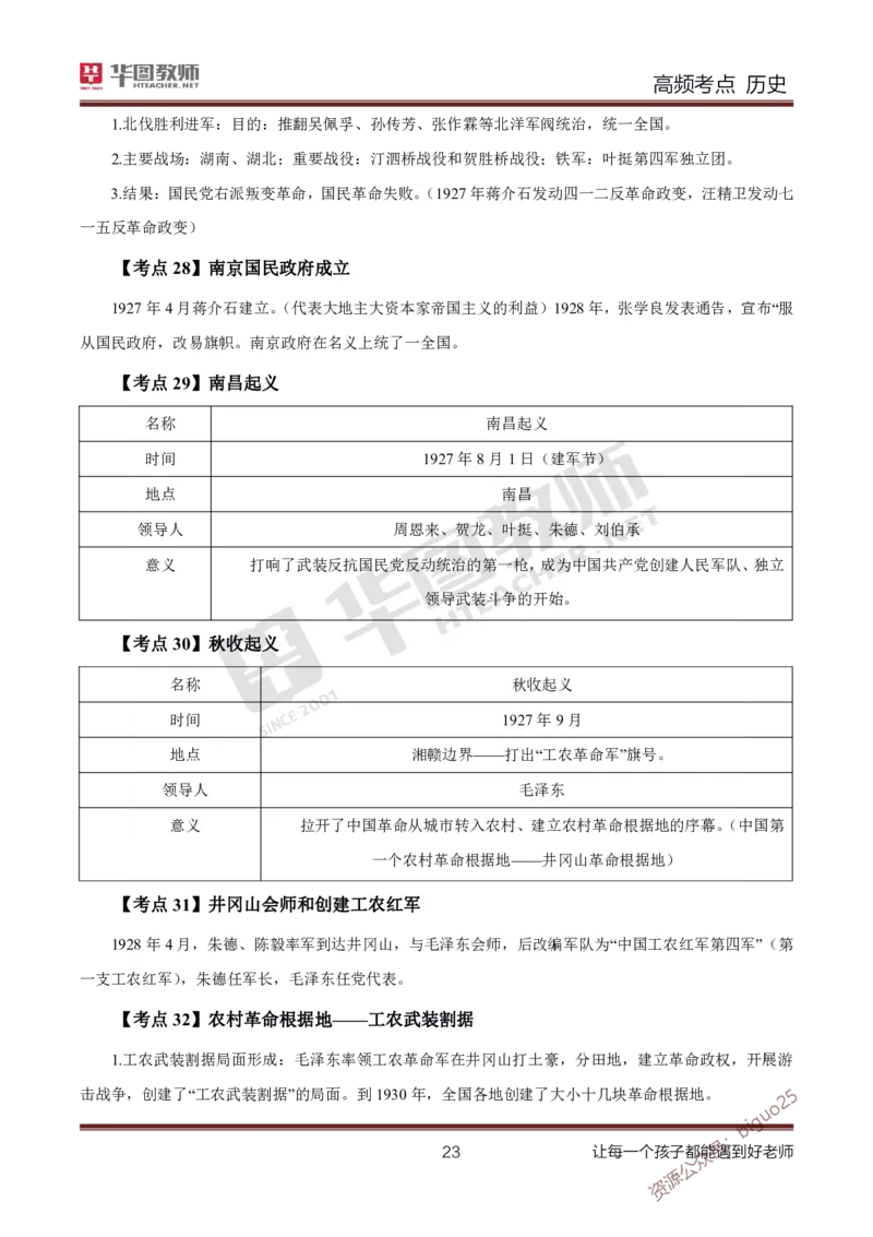 中学历史高频考点_教资_33教资笔试历年真题汇总（科一+科二+科三）_科三真题_02初中科三各科电子资料包合集_历史（资料文档）_初中历史_03高频考点及笔记