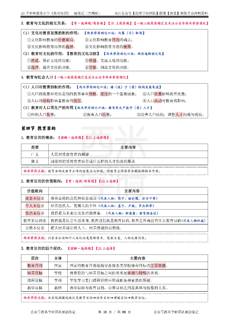25下小学-教育知识与能力一轮笔记_教资_25下资料合集二_2025下一轮学霸笔记_2025下小学科一科二笔记+习题