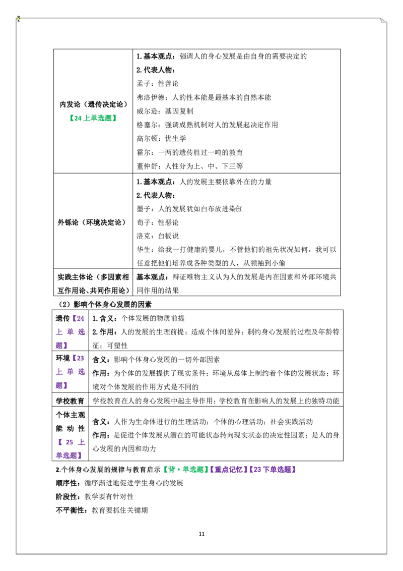 中学科二重难点_教资_2026上半年中学教资笔试（更新中）_02必背重难点知识点