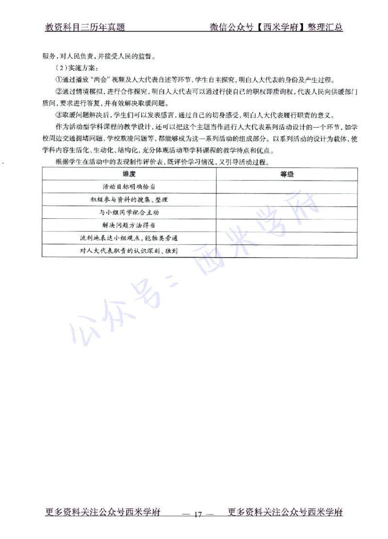 15年下-21年下-高中政治真题-答案_教资_25下资料合集二_25下最新科三知识点汇编+思维导图-高中_01.政治_02.历年真题