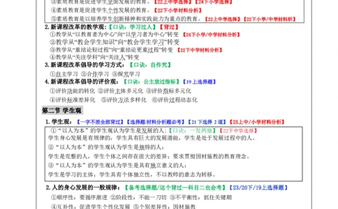 26《中学综合素质》重点笔记_教资_初高中2026教资_26上资料（持续更新）_01重点笔记（可平替教材建议打印）