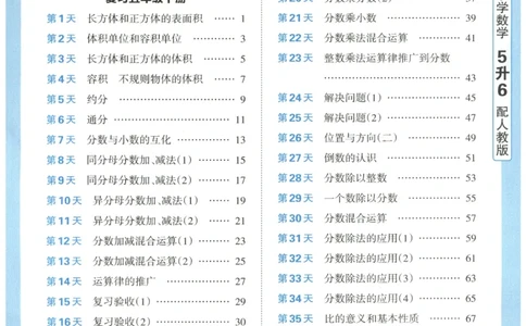 五升六年级数学人教版25版《王朝霞活页暑假计算》_25秋小学语数英习题试卷_数学_人教版_1-6年级数学人教25版《王朝霞活页暑假计算》