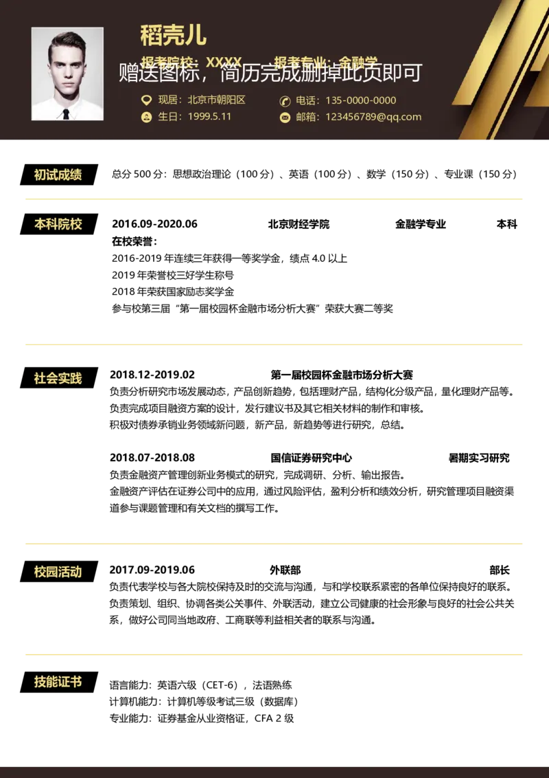 金融类_26考研复试_10考研复试资料25_2025考研复试简历124款_按专业分类