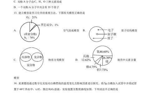 精品解析：广东省广州市铁一中学2024-2025学年九年级上学期期中化学试题（原卷版）_广州九上月考+期中+期末+一模二模+中考真题_2024年秋九年级上学期期中考试试卷和答案解析