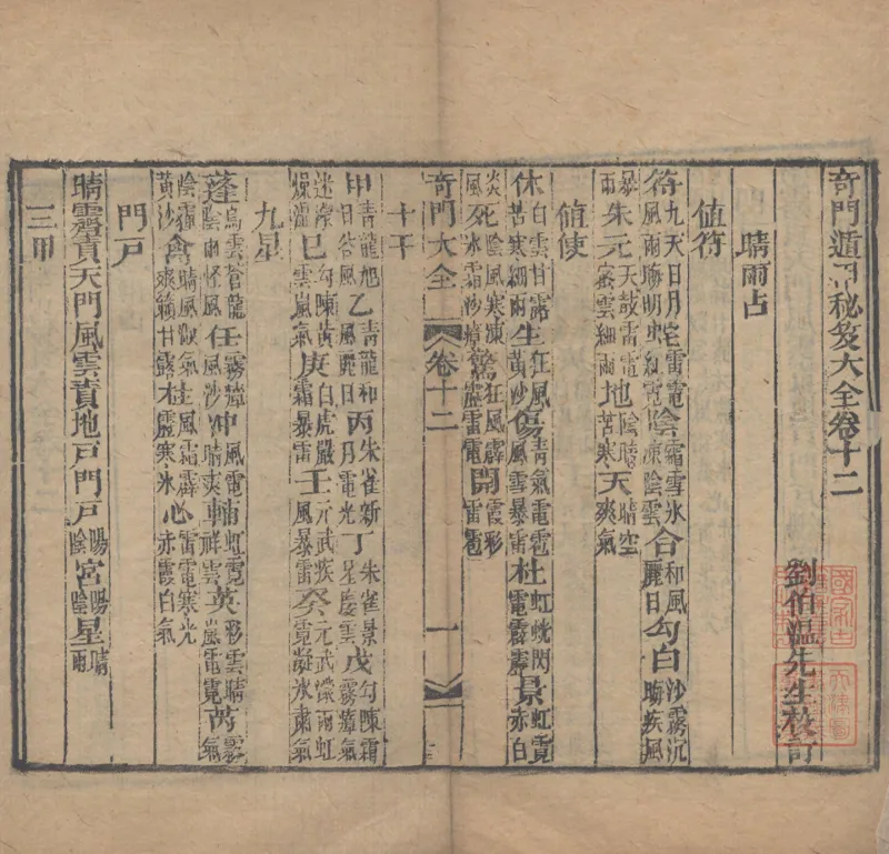 奇門遁甲秘笈大全.题明.刘伯温辑.三十卷.清代省思堂刊本_绝版书_天涯系列_t涯_绝版古籍电子书合集（13大类）_易经类