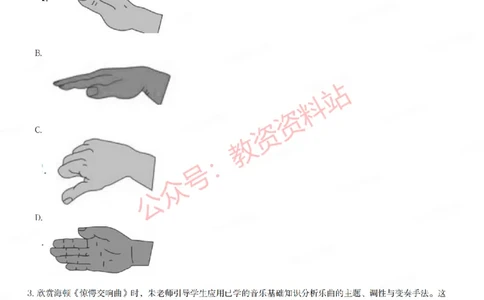 2020年下半年初中《音乐》教师资格证笔试真题及答案解析_教资_33教资笔试历年真题汇总（科一+科二+科三）_科三真题_02初中科三各科电子资料包合集_音乐（空）