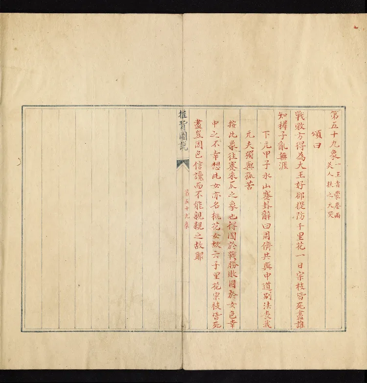 推背图说.不分卷.六十象.清彩绘抄本_绝版书_天涯系列_t涯_绝版古籍电子书合集（13大类）_推背图