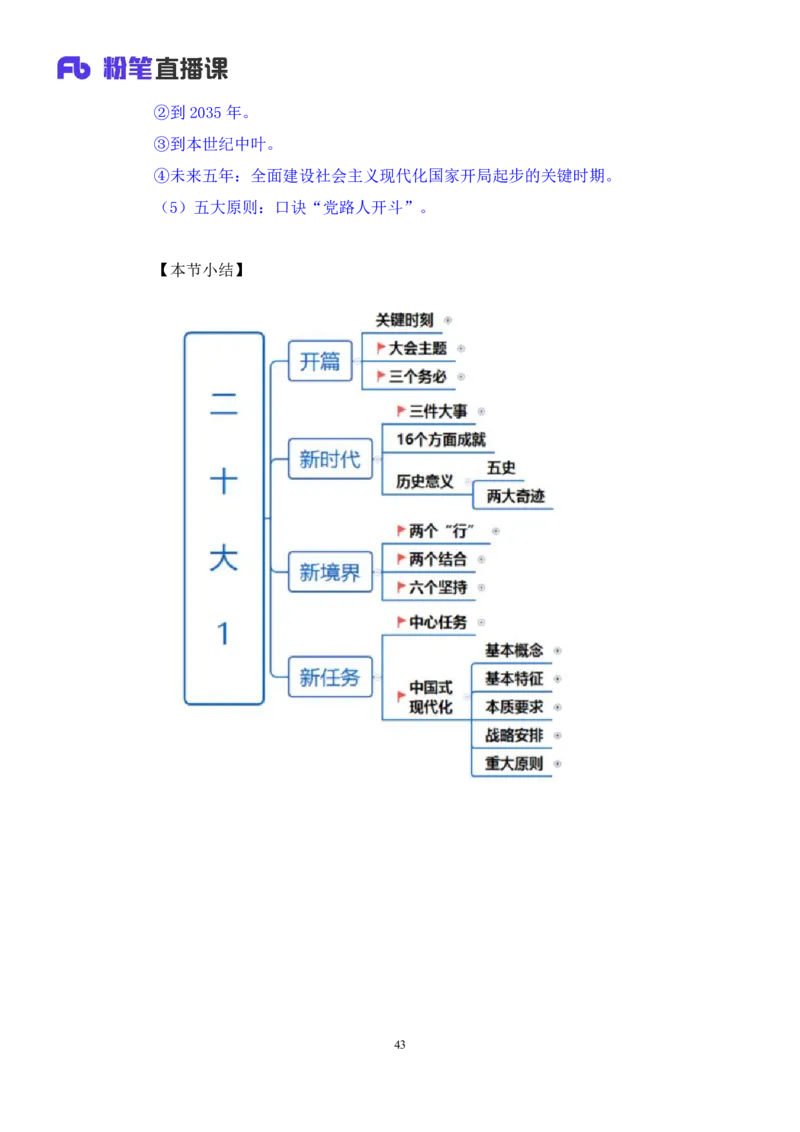 2023.08.29+党的二十大报告要点梳理1+张晓（讲义+笔记）+（常识高分专项课）_2026考公资料_（10）粉笔_2025粉笔国考省考980（课＋笔记）_粉笔980（25多省）_02025年980系统班补充课程FB