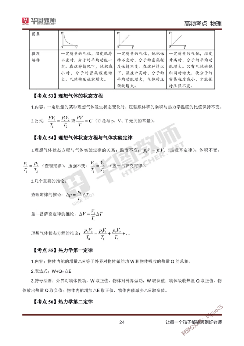 中学物理高频考点_教资_33教资笔试历年真题汇总（科一+科二+科三）_科三真题_02初中科三各科电子资料包合集_物理（资料文档）_初中物理_03科三高频考点及笔记