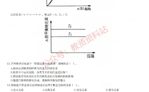 2021年下半年初中《化学》教师资格证笔试真题及答案解析_教资_33教资笔试历年真题汇总（科一+科二+科三）_科三真题_02初中科三各科电子资料包合集_化学（资料文档）