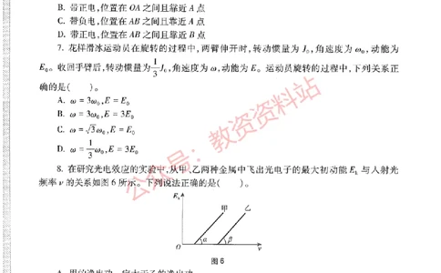 2019年上半年高中《物理》教师资格证笔试真题及答案解析_教资_33教资笔试历年真题汇总（科一+科二+科三）_科三真题_02高中科三各科电子资料包合集_物理（资料文档）