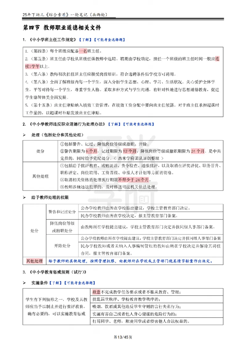 25下幼儿-综合素质一轮笔记_教资_25下资料合集二_2025下一轮学霸笔记_2025下幼儿科一科二笔记+习题