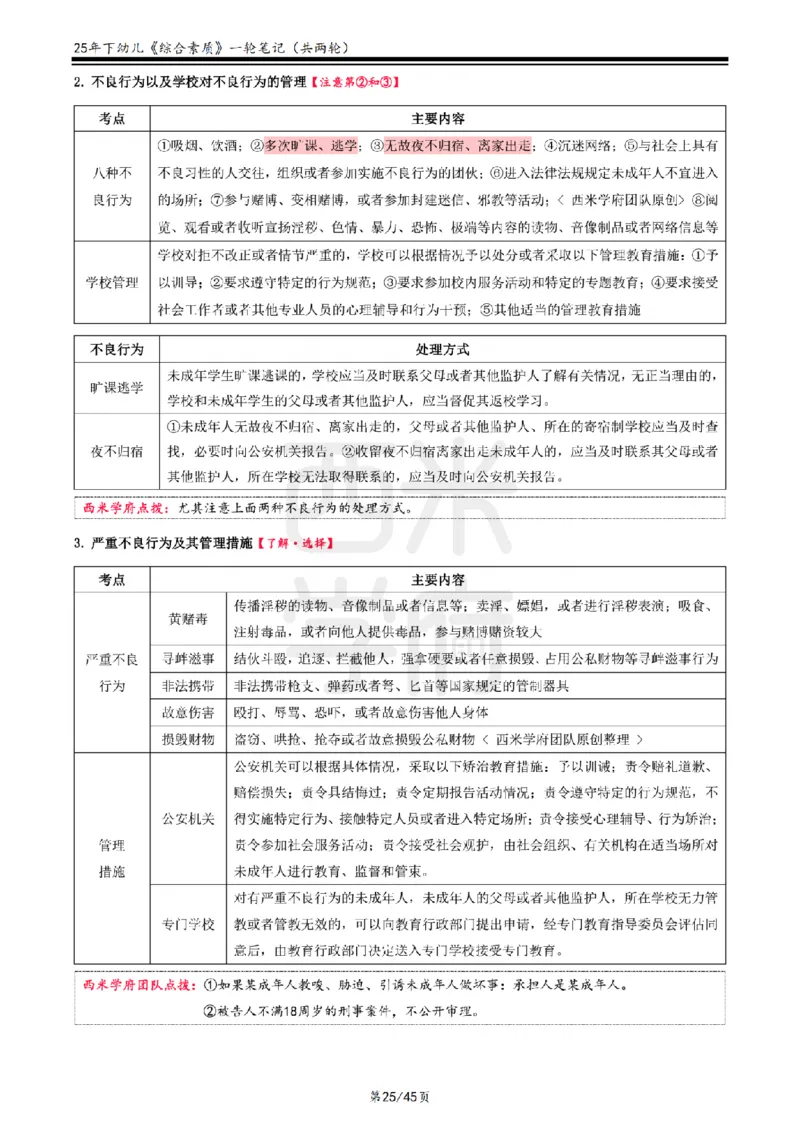 25下幼儿-综合素质一轮笔记_教资_25下资料合集二_2025下一轮学霸笔记_2025下幼儿科一科二笔记+习题