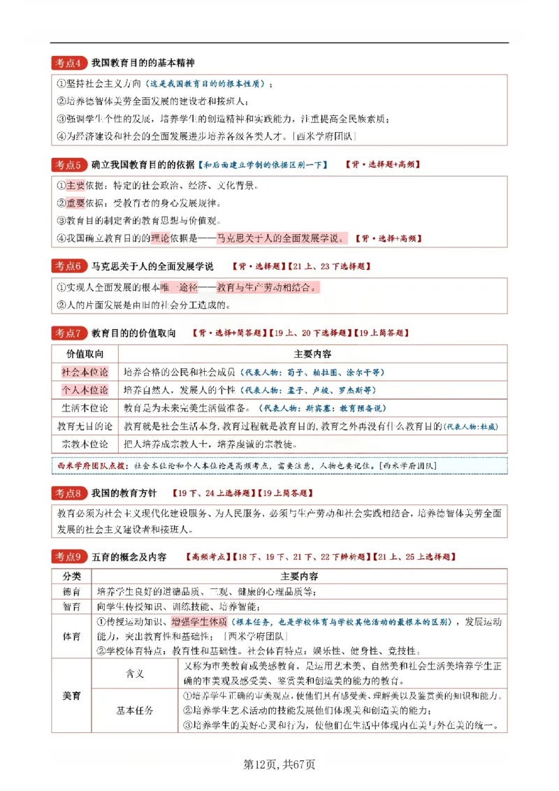 26上中学《教育知识与能力》一轮笔记(已优化)_教资_初高中2026教资_26上资料（持续更新）_01重点笔记（可平替教材建议打印）_26上的一轮二轮重点笔记更新中