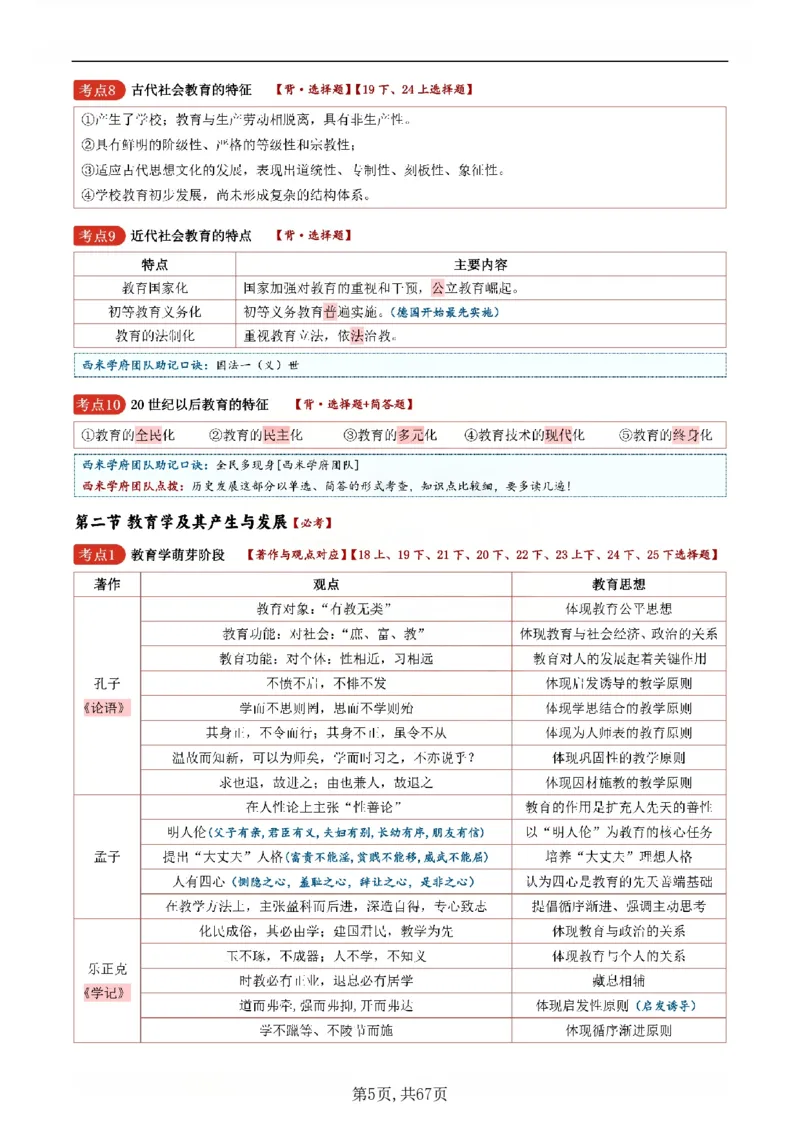 26上中学《教育知识与能力》一轮笔记(已优化)_教资_初高中2026教资_26上资料（持续更新）_01重点笔记（可平替教材建议打印）_26上的一轮二轮重点笔记更新中