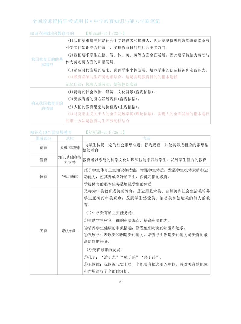 中学教育知识与能力重点笔记103页_教资_初高中2026教资_26上资料（持续更新）_01重点笔记（可平替教材建议打印）_26上-中学教资笔试重点笔记_教学知识与能力