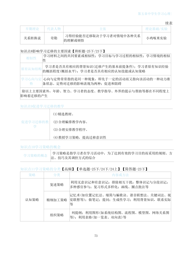 中学教育知识与能力重点笔记103页_教资_初高中2026教资_26上资料（持续更新）_01重点笔记（可平替教材建议打印）_26上-中学教资笔试重点笔记_教学知识与能力