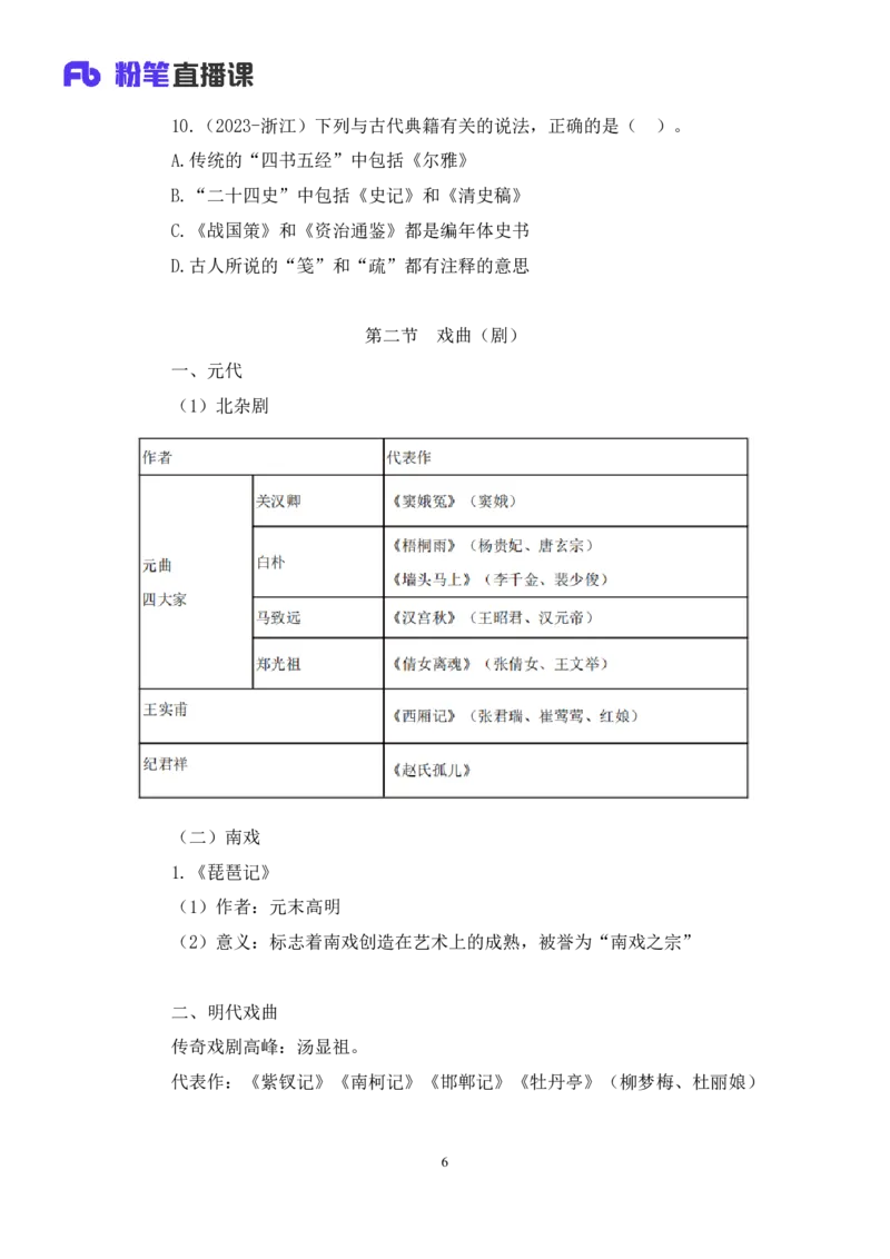 2023.08.26+中国古典文曲+莫晓霏+（讲义+笔记）（常识高分专项课）_2026考公资料_（10）粉笔_2025粉笔国考省考980（课＋笔记）_粉笔980（25多省）_02025年980系统班补充课程FB_讲义