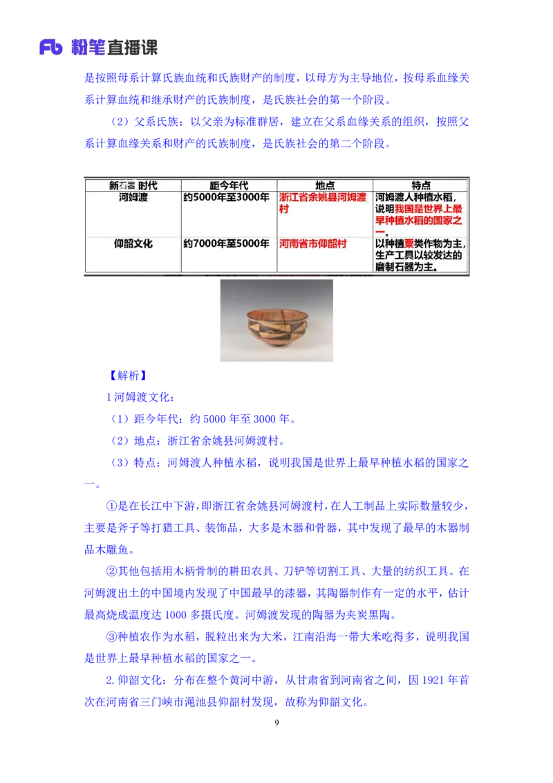 2023.08.26+中国的原始社会+陈烁+（讲义+笔记）+（2024常识高分专项课）_2026考公资料_（10）粉笔_2025粉笔国考省考980（课＋笔记）_粉笔980（25多省）_02025年980系统班补充课程FB_讲义