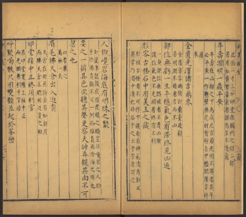 明代万历年麻衣相神异赋金锁赋各一卷_绝版书_天涯系列_t涯_绝版古籍电子书合集（13大类）_易经类