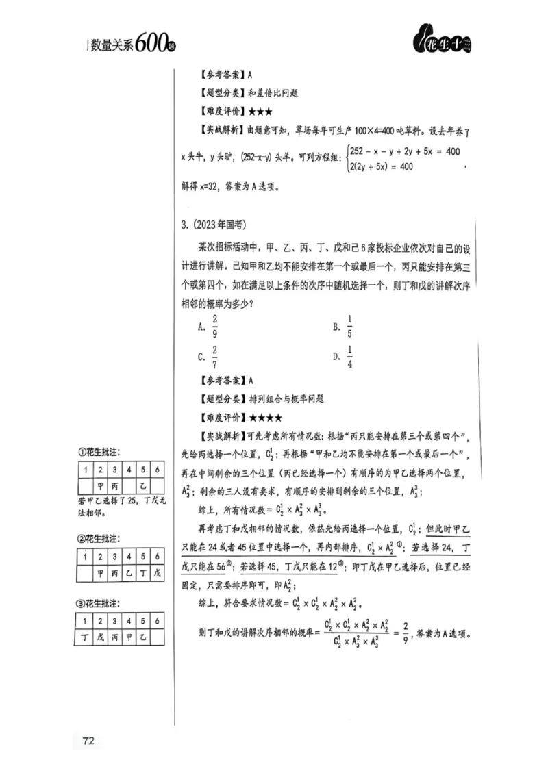 数量关系1-17解析_2026考公资料_（01）花生十三_05刷题2025花生言语600题+资料600+判断600+资料600+资料1200刷题合集⭐⭐_刷题花生数量关系600题⭐⭐